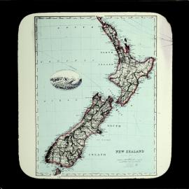 Map of New Zealand (copy photo)