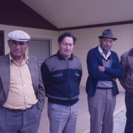 Tauaiti Kuka, Bill Borell, Haare Kuka, and Hone Tuhakaraina