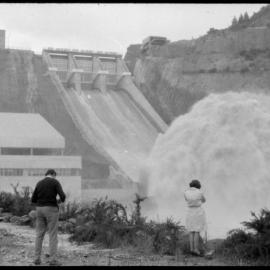 Rangitaiki on the rampage: Floodwater dwarfs Matahina power house