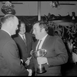 Game fishing presentation: (G A Walsh, Jack Stevens & B Clarke)