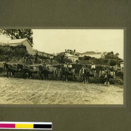 "Excavation Earth for the Tauranga Waterfront Railway Reclamation 1923"