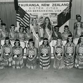 Kapa Haka group, Tauranga c 1979 (Ams 169)