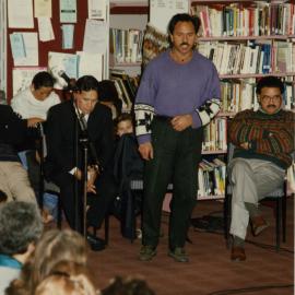 Tauranga Library Tukutuku Panels Blessing - Te Awanui Black 1993
