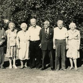 Gathering of elderly Tauranga residents c mid 1970s