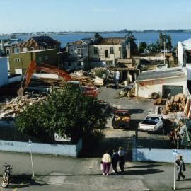 Masonic Hotel - Demolition, Tauranga 1993