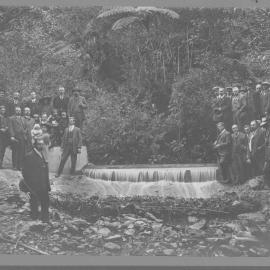Water supply dam, Te Puke 1914
