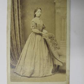 Unidentified young woman 
(Caption: Unidentified young woman)