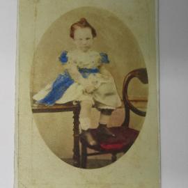Unidentified young girl 
(Caption: Unidentified child)