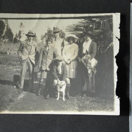 Colonel and Mrs. Mayfield and family (Caption: Unknown Family)