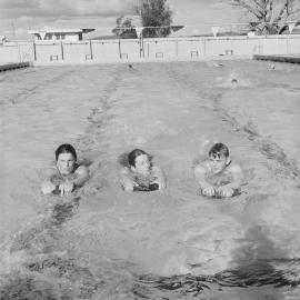 N.Z. Swimming Team at Training