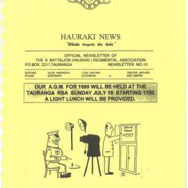 Hauraki News (No 15), May 1999