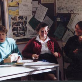 Tauranga Library staffroom c. 1992-1993