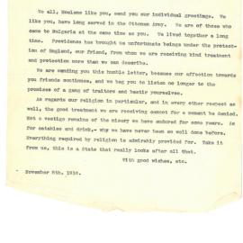 WWI Turkish and Bulgarian letters