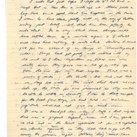 WWII Letter home from ex 7th Ambulance CO 1946