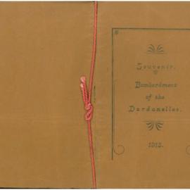 Souvenir pamphlet of the bombing of the Dardanelles