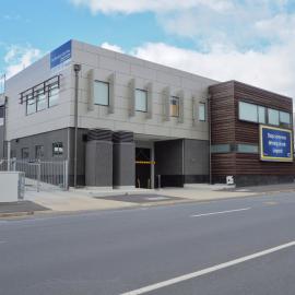 Tauranga Central Police Station opposite 23 Willow Street.