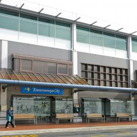 Facing Council buildings at 91 Willow Street Tauranga