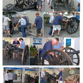 6pdr  Armstrong  Field Gun photosheet Bank Greerton Branch
