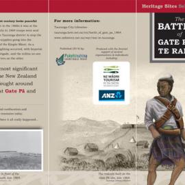 Battles of Gate Pā and Te Ranga Tour Brochure (2014)
