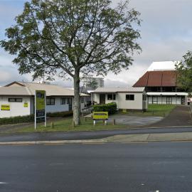 Citizens Advice and Baycourt from Hamilton Street Tauranga