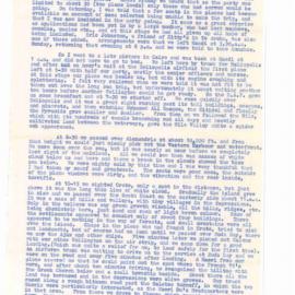 Neil writes home about a bomber trip to Crete 1945 10