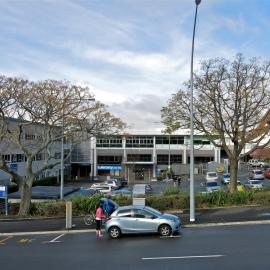 Facing Tauranga City Libraries from Hamilton Street Tauranga