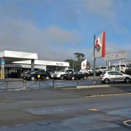 Bay City Mitsubishi Motors SW corner of Wharf Street and Cameron Street