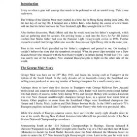 Tales of an old fashioned warrior the George Muir story