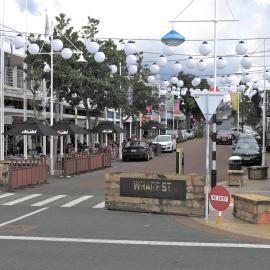 Wharf Street looking West from The Strand
