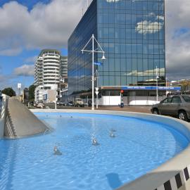 The Whakakotahi (unity) water feature