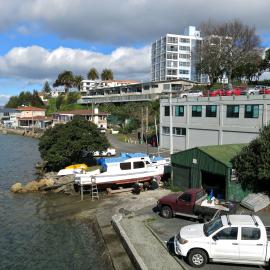 The southern end of The Strand from the railway bridge