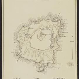 Map of Mayor Island, c.1910-c. 1930