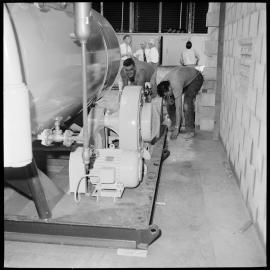 Automatic steam boiler. H.T. Plywood Ltd.