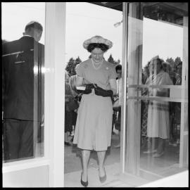 Supermarket opening. Mr & Mrs H. Holley's. Mr Holley & Cr A.M. Parnwell