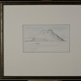 Maunganui from inside Tauranga Harbour