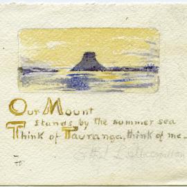 Mauao - Christmas card