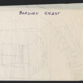 Tauranga City Council crest original drawing