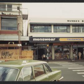Shopfronts, The Strand, early 1980s