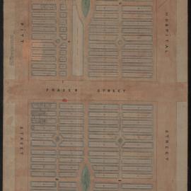 Tauranga Cemetery plan, 1913