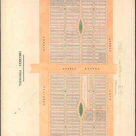 Tauranga Cemetery plan, 1913