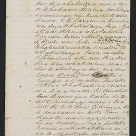 Deed in Te Reo Māori titled "Pitihana mo Oropi"