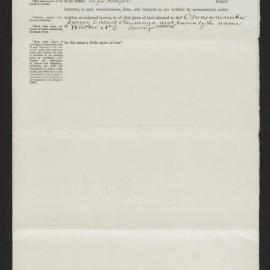 "Memorandum of transfer"