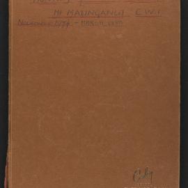 Mount Maunganui Women’s Institute general monthly meeting minute book, 1974-1980