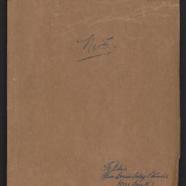 Notebook No 5: Return from England Oct. 21st 1883