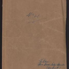 Notebook No 4: My trip from New Zealand via America to England, 1883 - June to Oct. 18