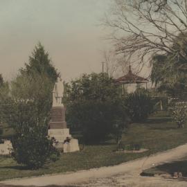 Statue of Canon Charles Jordan at Wharepai Domain