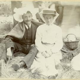 Two people at Waipiata, Otago