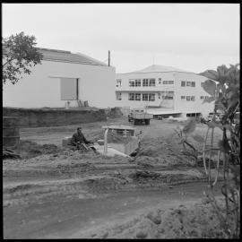 Bay of Plenty Times Office old building being demolished.