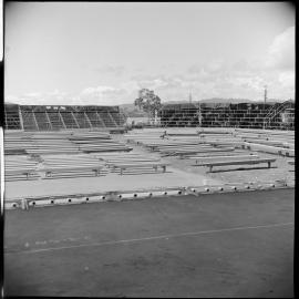 Sound shell seating empty