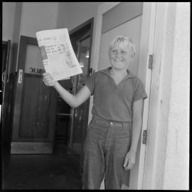 Eric Burggraaf. Bay of Plenty Times paper boy